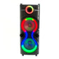 2X10"multifunction trolley speaker Portable Party System Speaker home Audio with Radio Remote LED Light