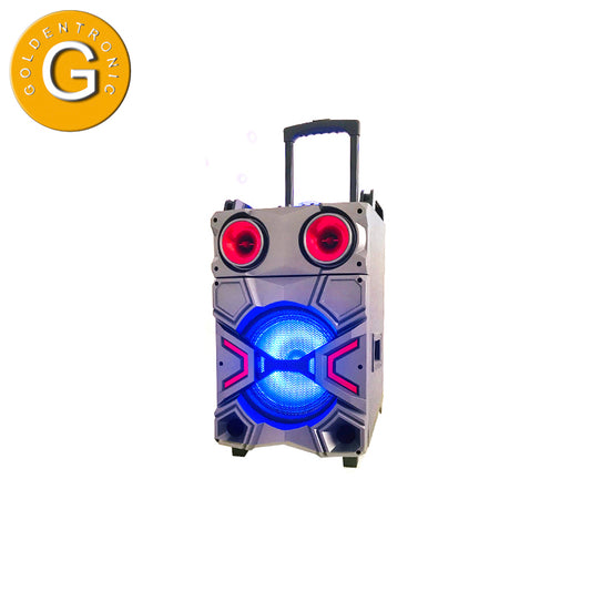 1X10" Big power party stage trolley outdoor speaker with ball light