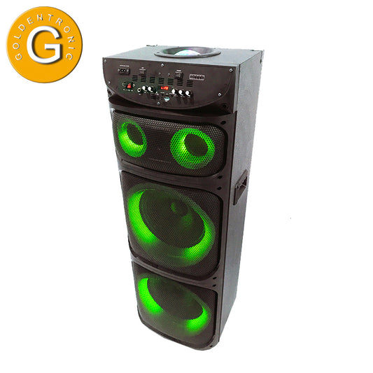 2X12"Best Dj Music System Speakers Professional wooden home party speaker big portable rechargeable speaker with usb/sd