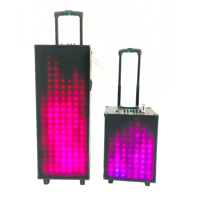 2X10" Professional Outside Use Powered Karaoke PA Sound Speaker