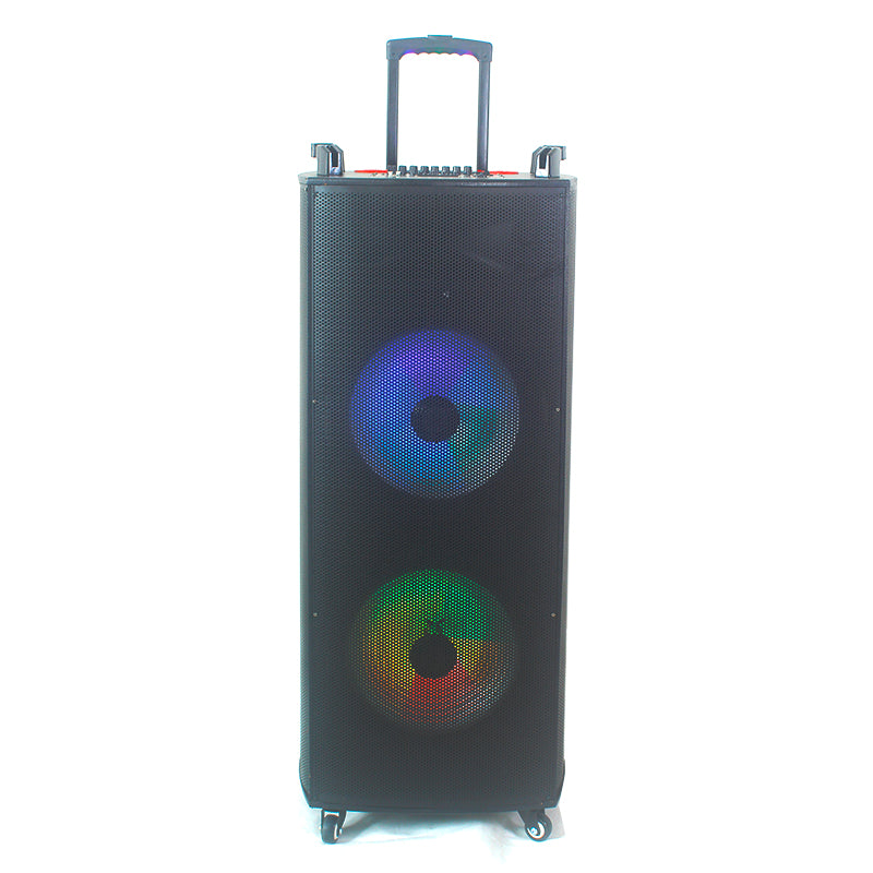 2×15’’ lighting  200w wireless outdoor speaker box