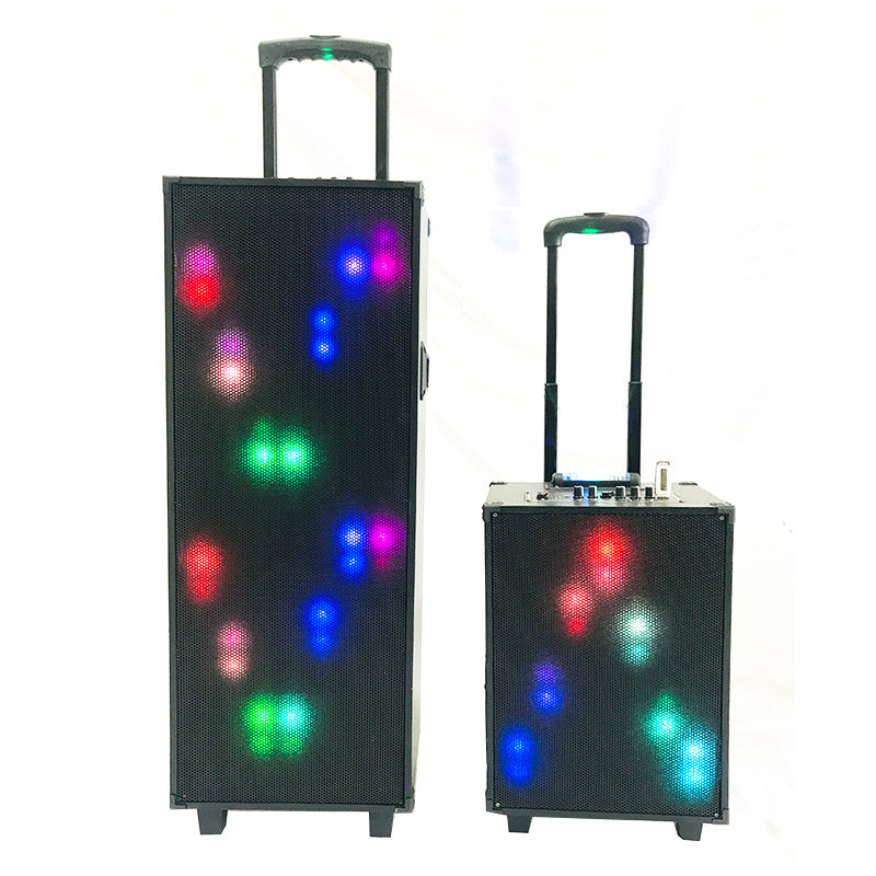 2X10" Professional Outside Use Powered Karaoke PA Sound Speaker