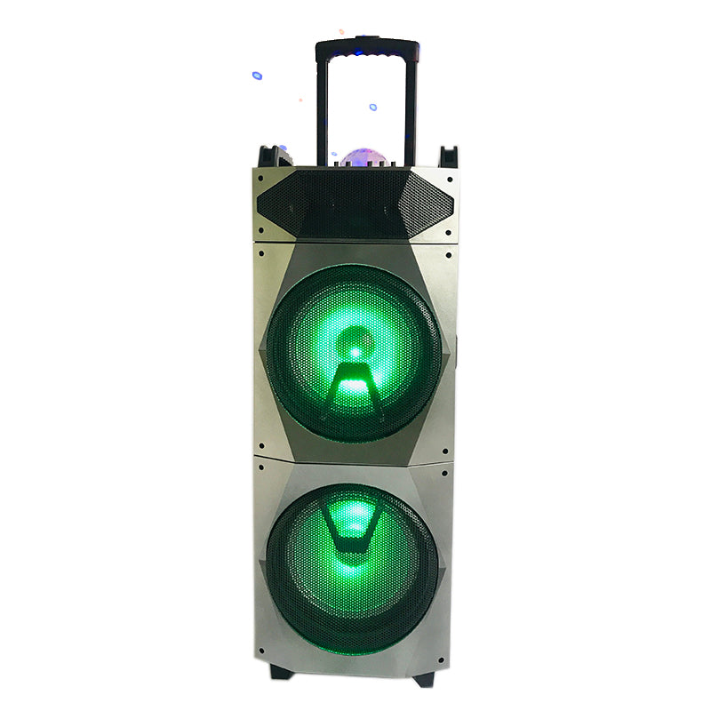 2×10"Wireless Outdoor bass rechargeable BT party speaker