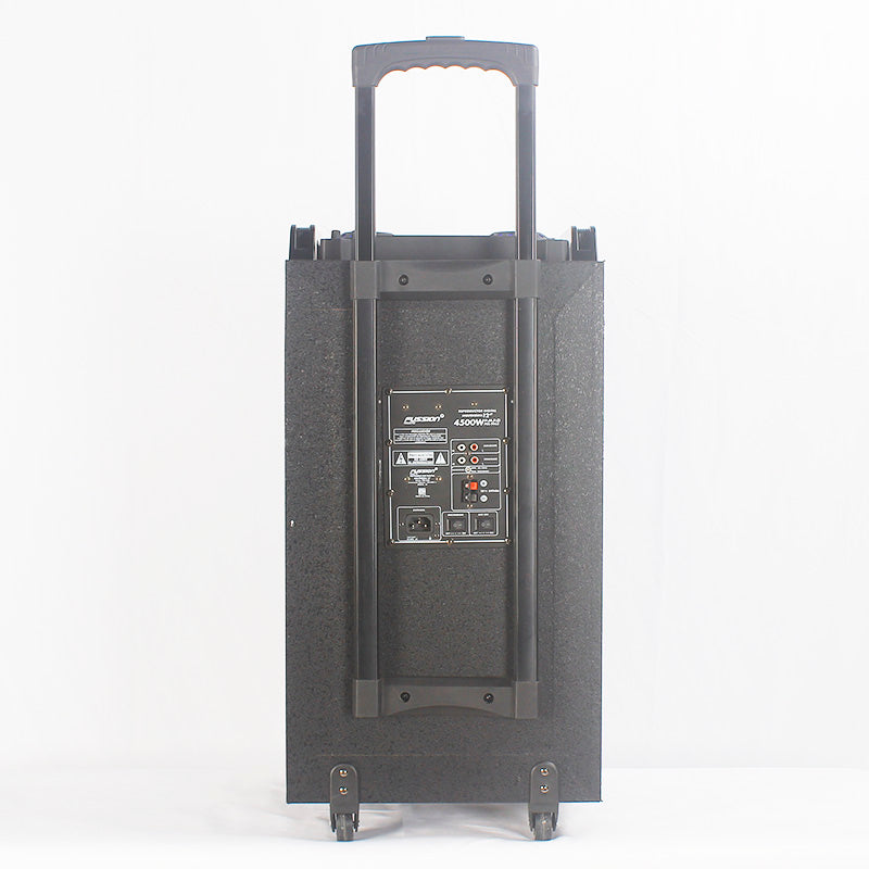 1X12" Rechargeable Trolley PA Wooden Speaker