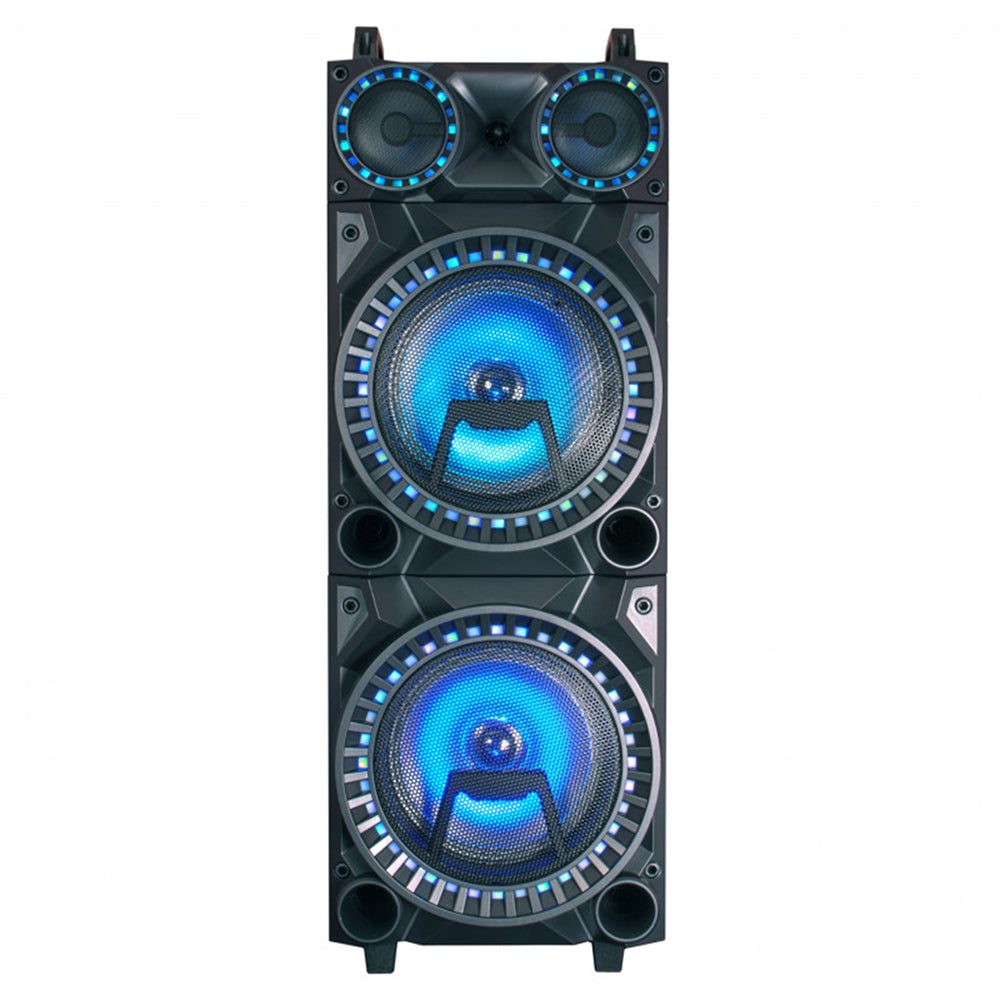 2×12’’big power rechargeable dual/double party subwoofer BT speakers
