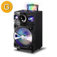 1X12" 60 watts high-power outdoor portable speaker with LED light