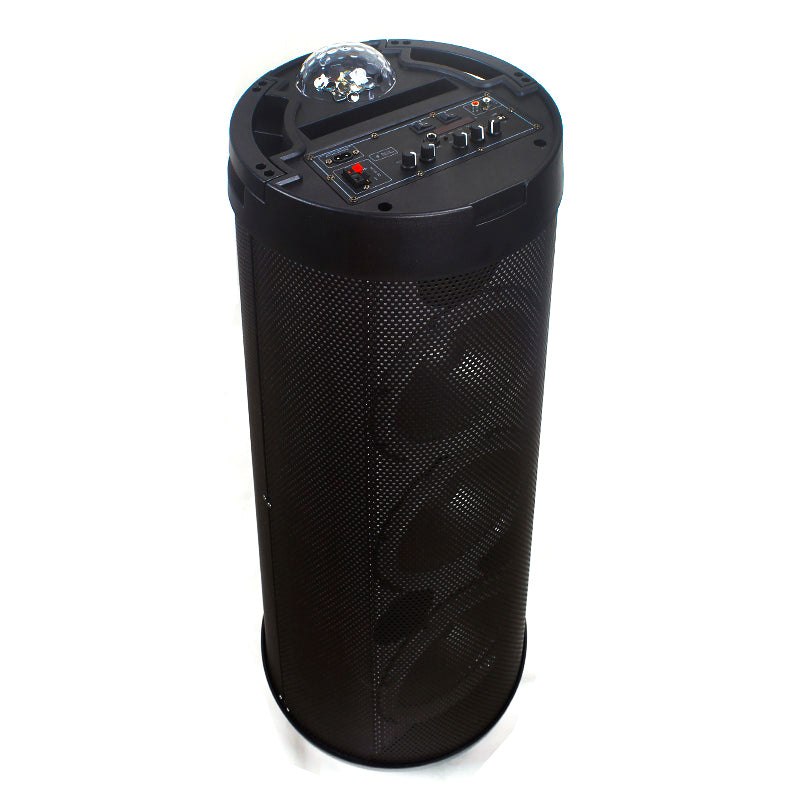 3X8" Portable Multimedia Cylinder Bluetooth Speaker