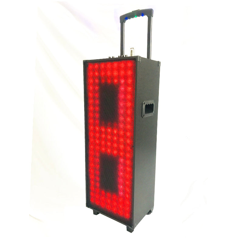 2X10" Professional Outside Use Powered Karaoke PA Sound Speaker