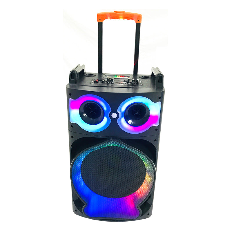 1X12"Hot sales speaker wireless 12 inch wireless Party Trolley Portable rechargeable dj speaker