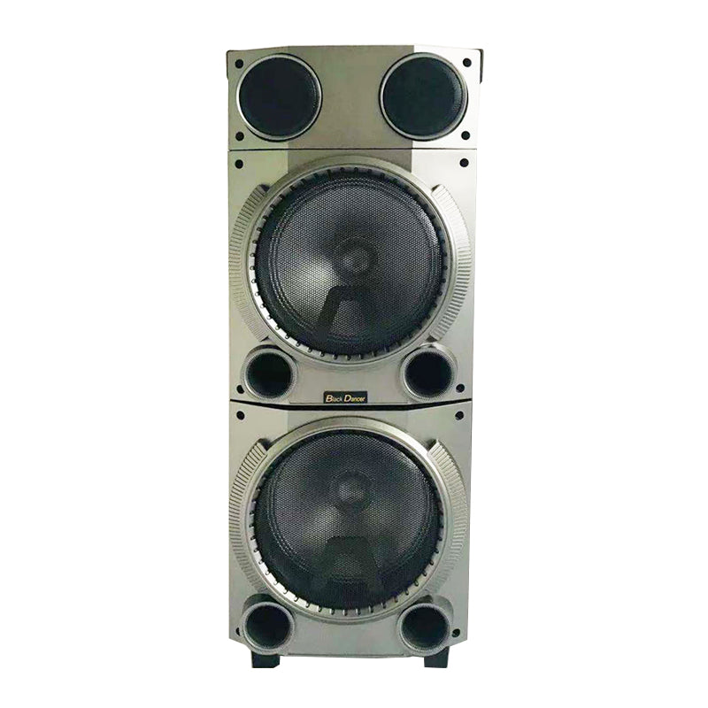 2×10"Trolley speaker DJ Speaker with Disco Party Light Professional Stage woffer