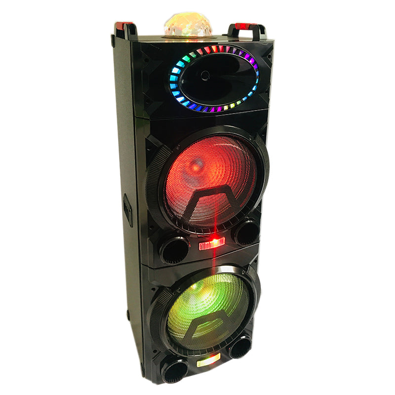 2×15’’ hot sale  professional active full range speaker