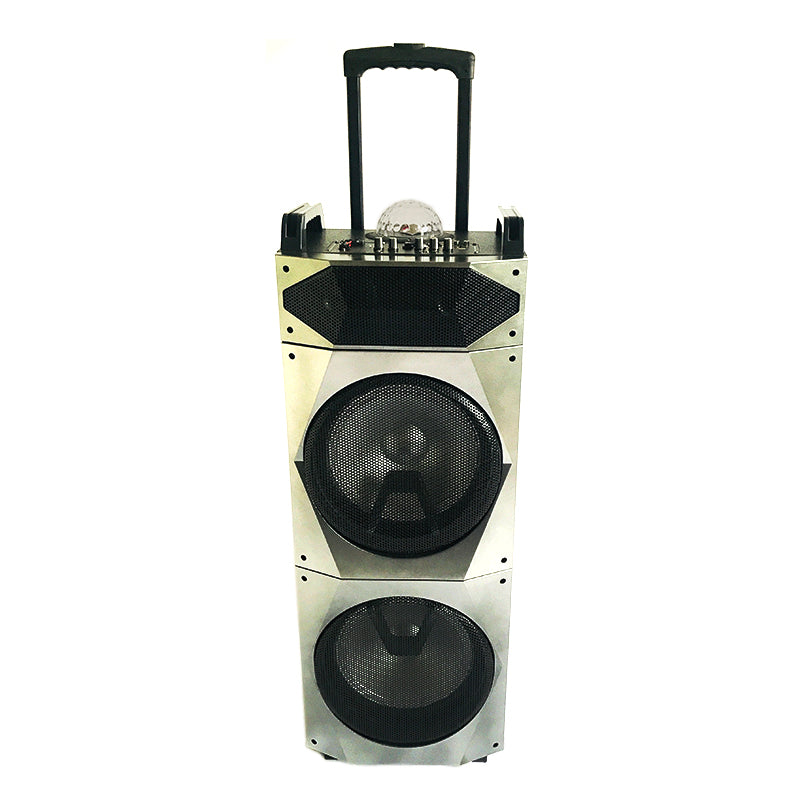 2×10"Wireless Outdoor bass rechargeable BT party speaker