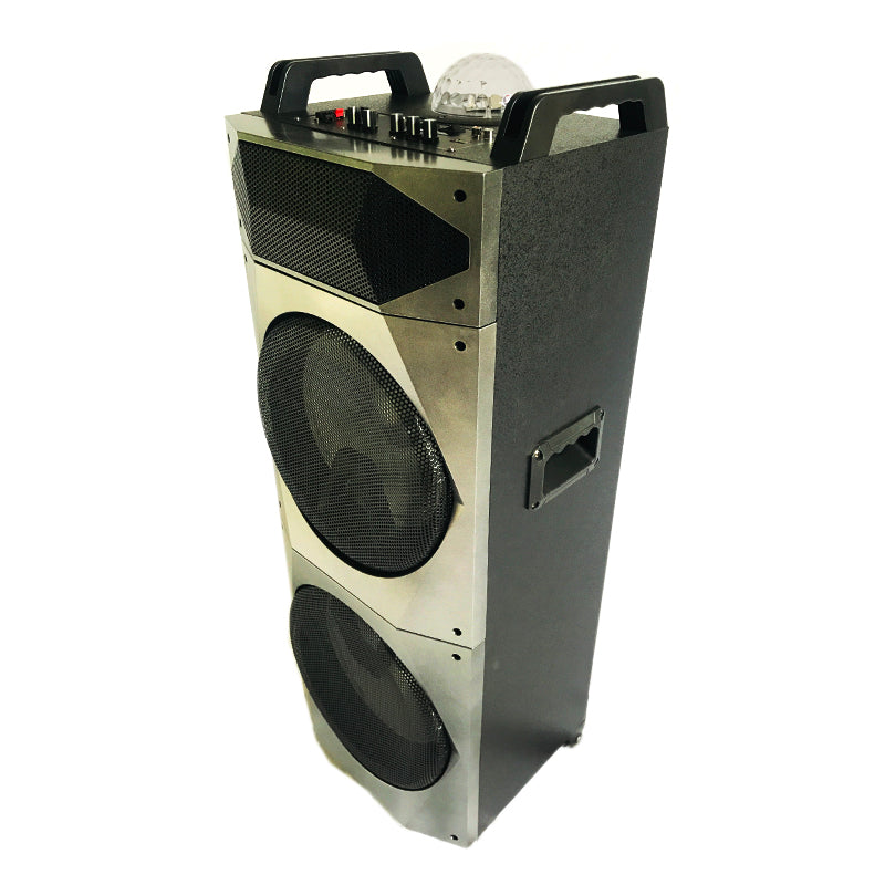 2×10"Wireless Outdoor bass rechargeable BT party speaker