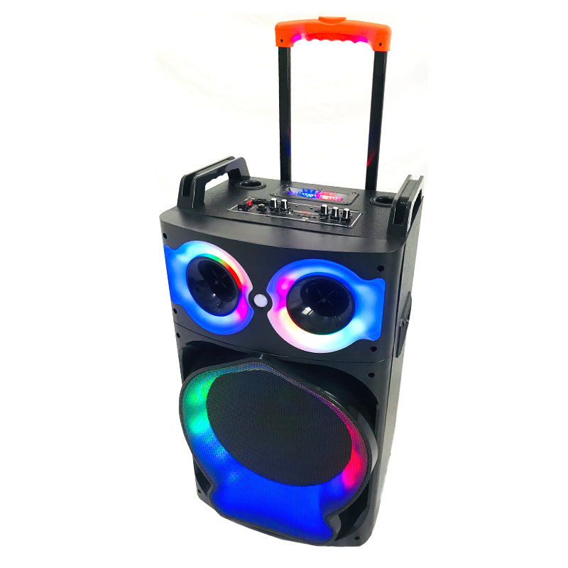 1X12"Hot sales speaker wireless 12 inch wireless Party Trolley Portable rechargeable dj speaker