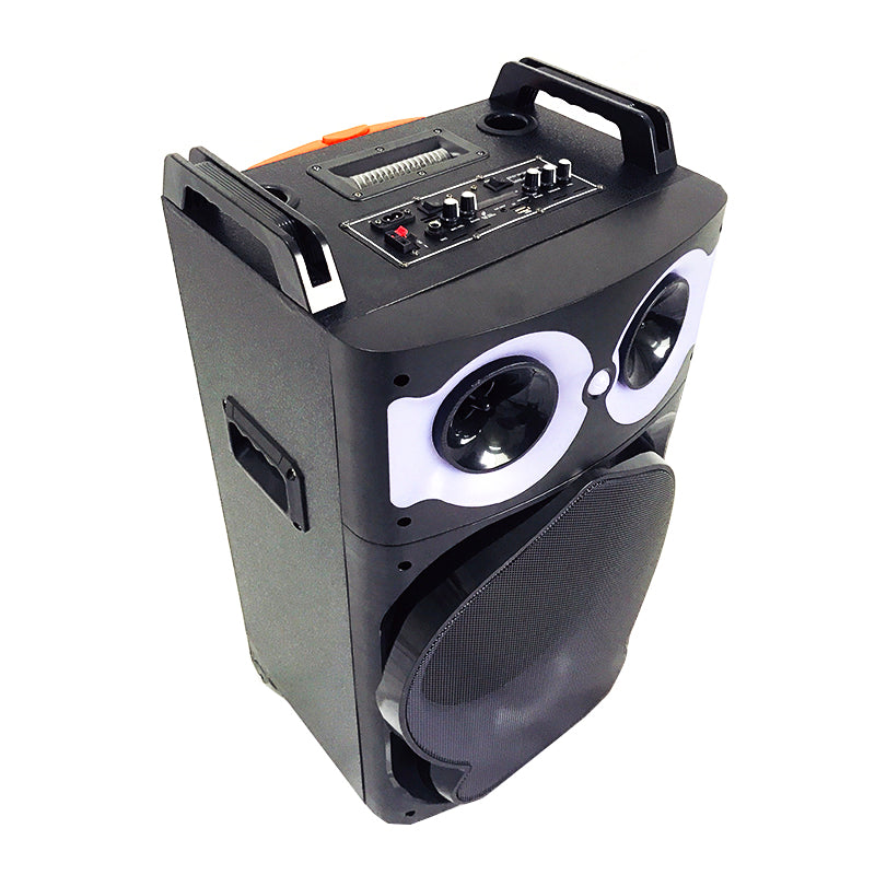 1X12"Hot sales speaker wireless 12 inch wireless Party Trolley Portable rechargeable dj speaker