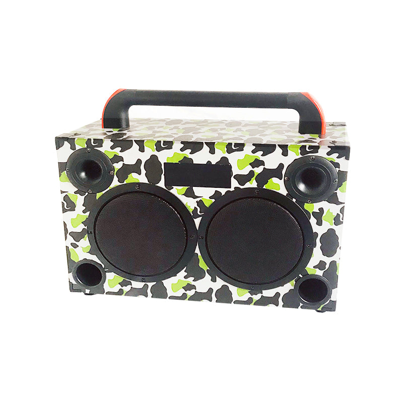 2X8" Outdoor Handheld Boombox Speaker