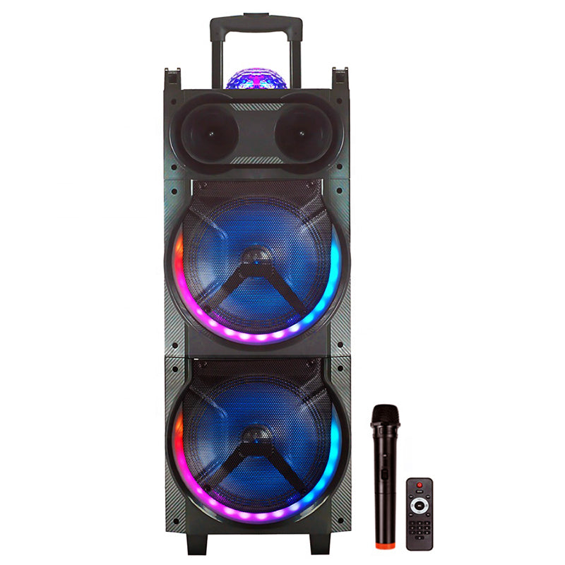 2X10" Wholesale 2022 Waterproof Loudspeaker Surround Outdoor Portable Wireless Speaker