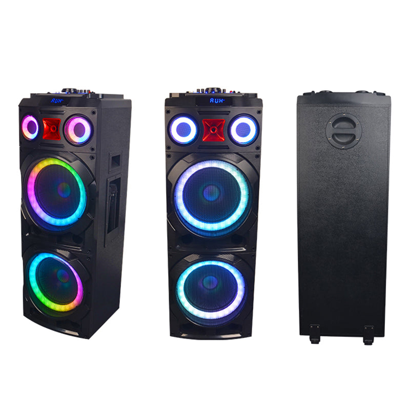 2X10" Portable Usb Subwoofer Speaker 2022 Wireless Outdoor Wifi Speaker