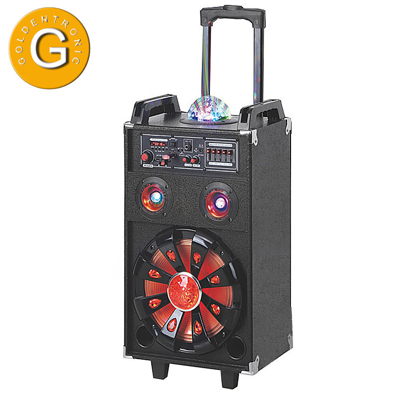 1X10" Trolley Ball Light Amplifier Speaker Box