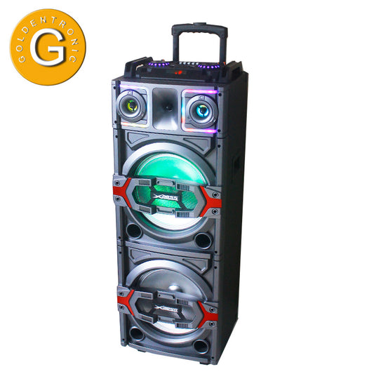 2×12“ flame outdoor speaker Wireless Trolley Party Speakers Fire Light Dancing Speaker