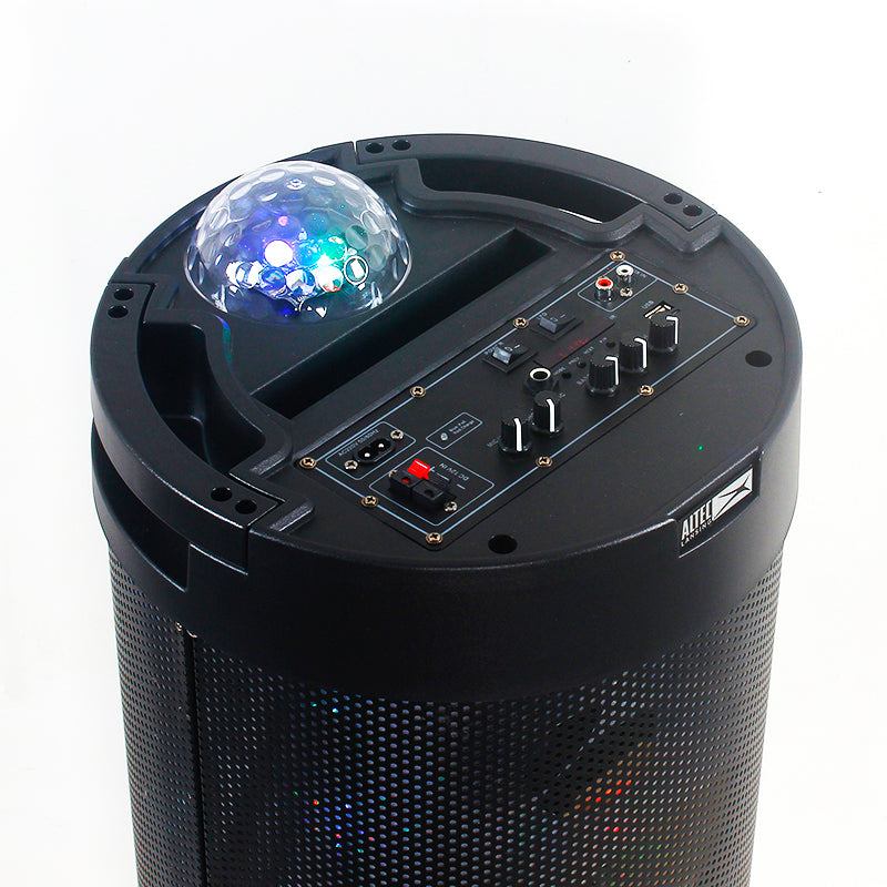 2X8" Portable Multimedia Cylinder Bluetooth Speaker