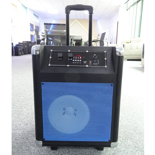 1X8" Outdoor Tailgate Charge Speaker with Trolley