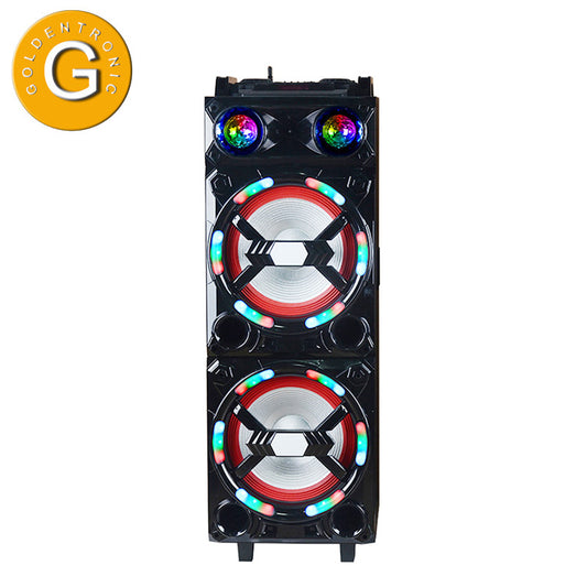2X12" Stereo Stage Party Speakers with LED light