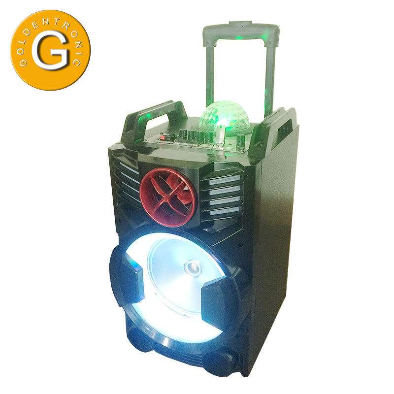 1X8" Trolley Battery Ball Light Speaker