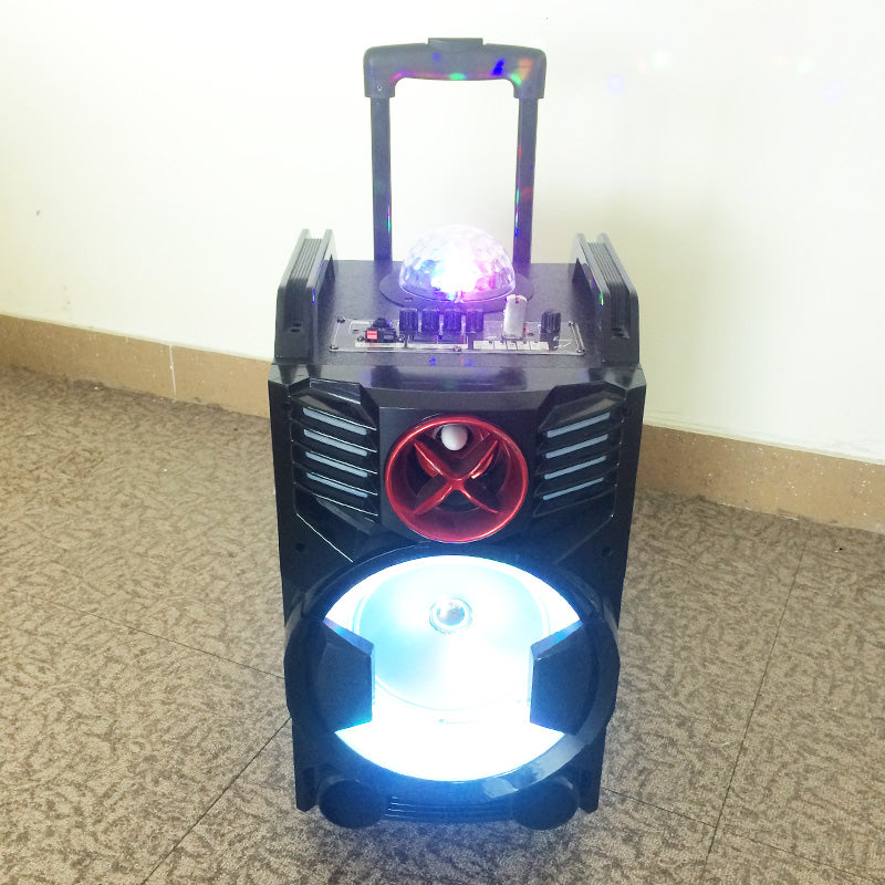 1X8" Trolley Battery Ball Light Speaker