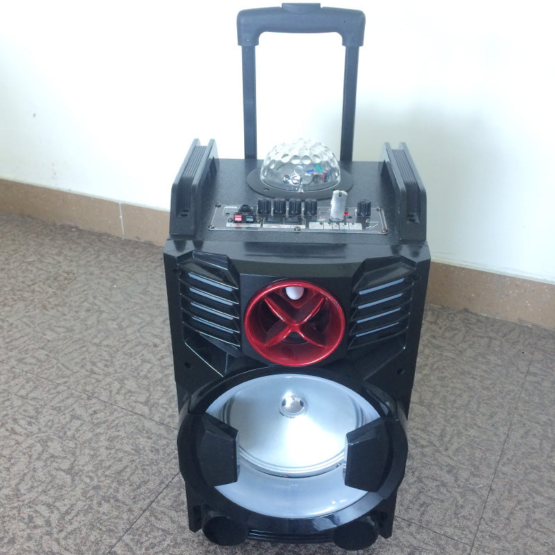 1X8" Trolley Battery Ball Light Speaker