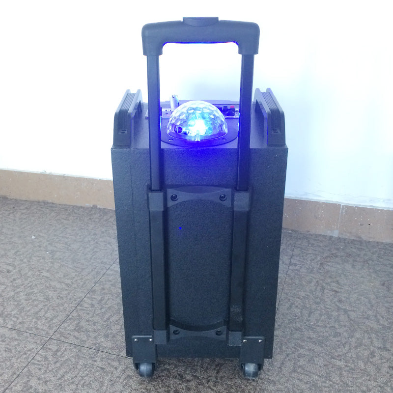 1X8" Trolley Battery Ball Light Speaker