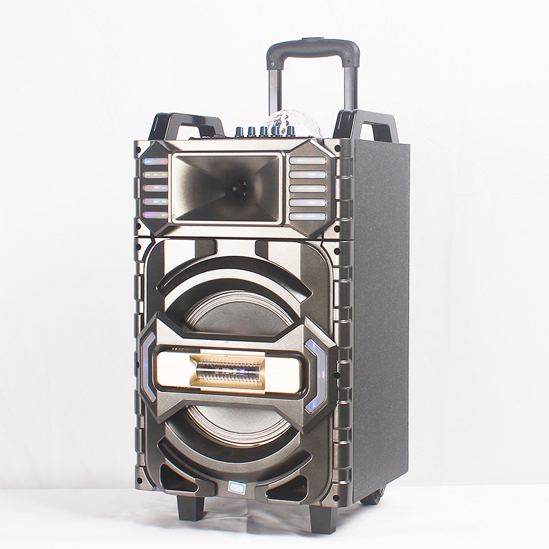 1X10" Trolley Wooden Outdoor Party Speaker